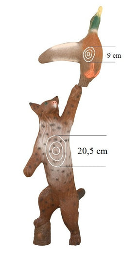 Leitold Luchs mit Ente