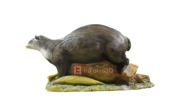 InForm3D Dachs mit Maiskolben