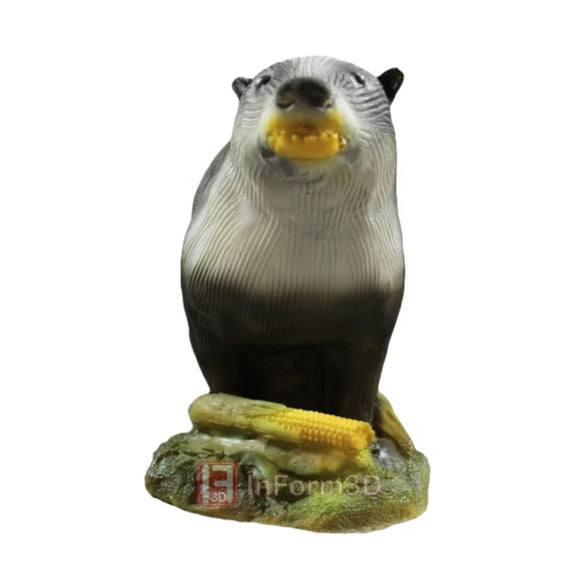 InForm3D Dachs mit Maiskolben