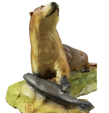 InForm3D Fischotter mit Fisch - 0