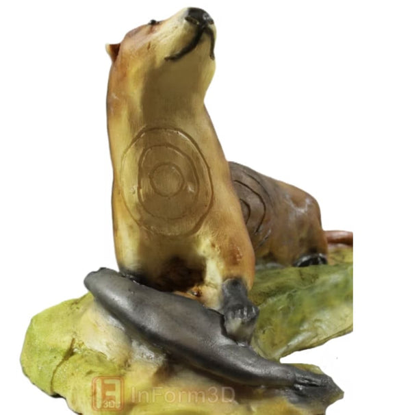 InForm3D Fischotter mit Fisch