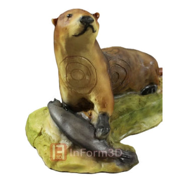 InForm3D Fischotter mit Fisch