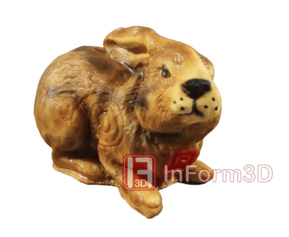 InForm3D Hase, sitzend