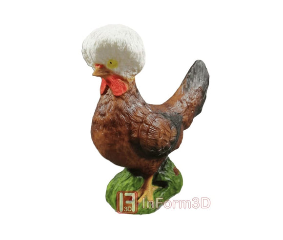 InForm3D Haubenhuhn
