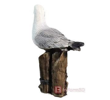 InForm3D Möwe auf Holz - 0
