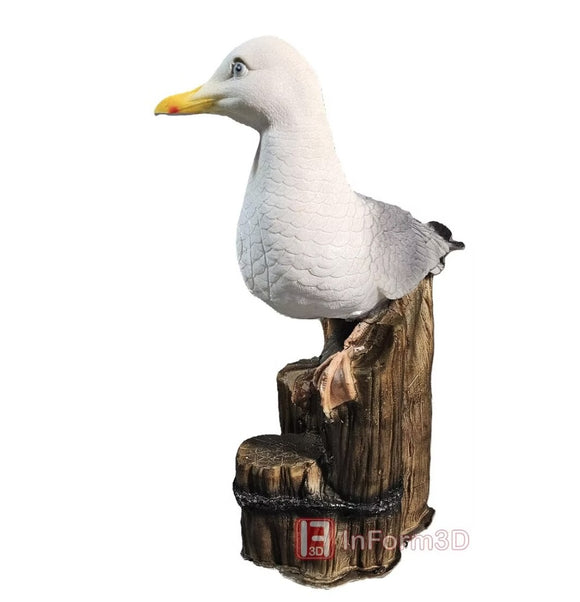 InForm3D Meeuw op hout