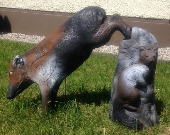 Leitold Keiler, springend mit Stein