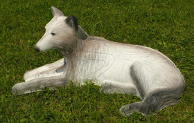 Leitold witte wolf, liggend - 0