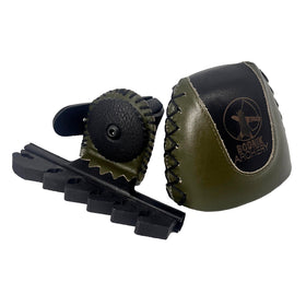 Boogkoker met riembevestiging Small Tweekleurig Groen / Zwart