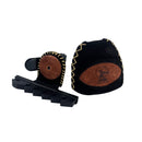 Strap On Bogenköcher Small Schwarz / Rotbraun-1