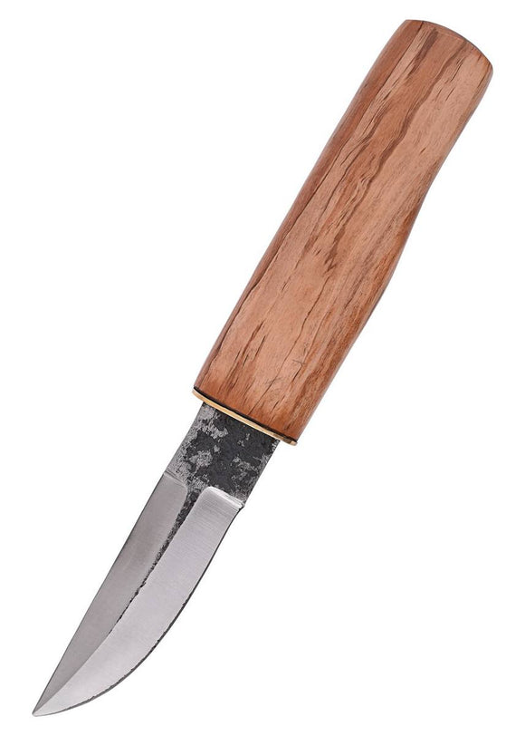 Mittelaltermesser mit Holzgriff & Lederscheide
