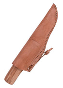 Mittelaltermesser mit Holzgriff & Lederscheide-4