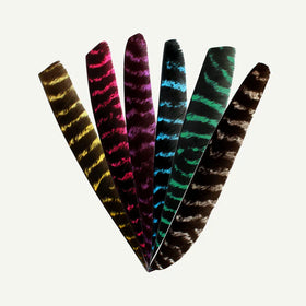 Bearpaw Naturfeder volle Länge naturgestreift