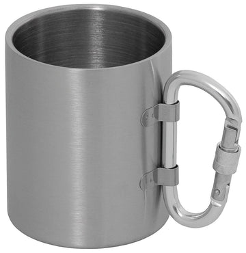 Edelstahltasse für Wandern und Camping