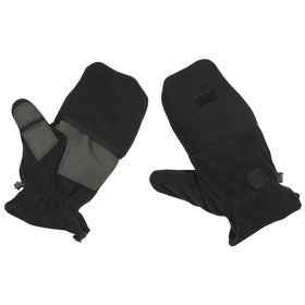 Fleece wanten - vingerhandschoenen, met uittreklussen - 0