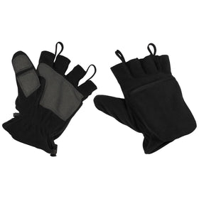 Fleece wanten - vingerhandschoenen, met uittreklussen