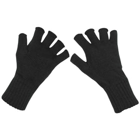 Vingerloze gebreide handschoenen