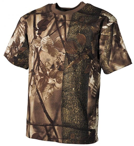MFH US T-Shirt Hunter, braun