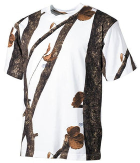 MFH US T-shirt Hunter, Snow
