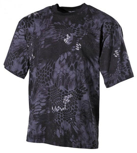 MFH US T-shirt Snake, Zwart