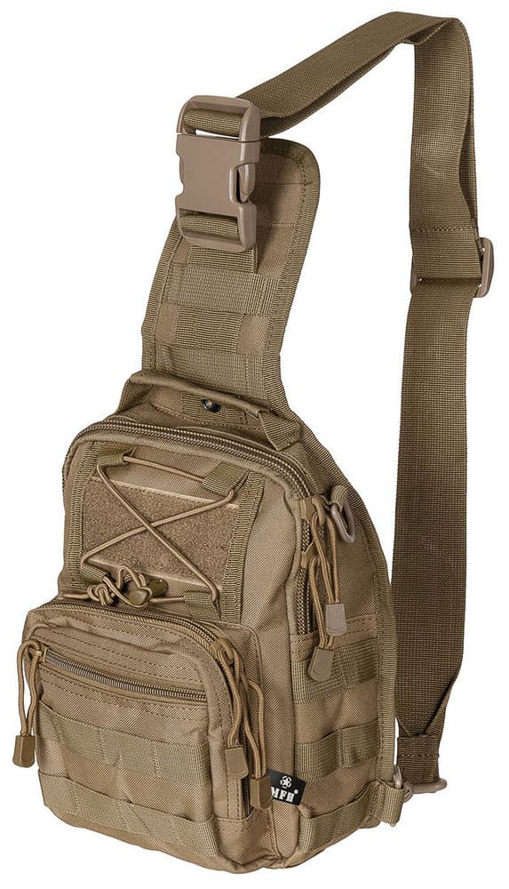 Schulter-Umhängetasche "MOLLE" mit verstellbarem, abnehmbarem Schultergurt