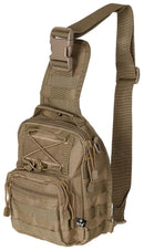 Schulter-Umhängetasche "MOLLE" mit verstellbarem, abnehmbarem Schultergurt