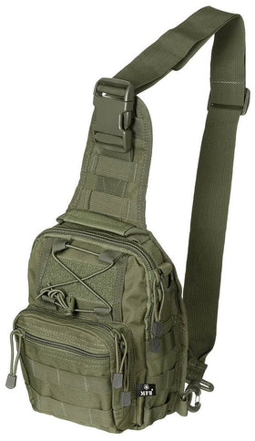 Schulter-Umhängetasche "MOLLE" mit verstellbarem, abnehmbarem Schultergurt