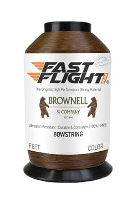 Kaufen dunkelbraun Brownell Fast-Flight Plus Sehnengarn 1/4lbs