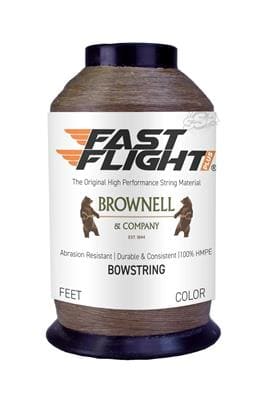 Kaufen mittelbraun Brownell Fast-Flight Plus Sehnengarn 1/4lbs