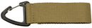 Gürtelhalter mit Karabinerhaken universal, Farbe coyote tan