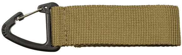 Gürtelhalter mit Karabinerhaken universal, Farbe coyote tan