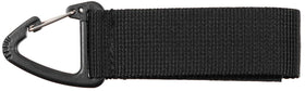 Schwarzer universal Gürtelhalter mit Karabinerhaken