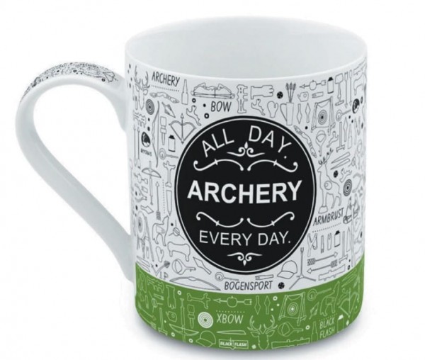 Bogensport-Porzellantasse-Archery-All-Day