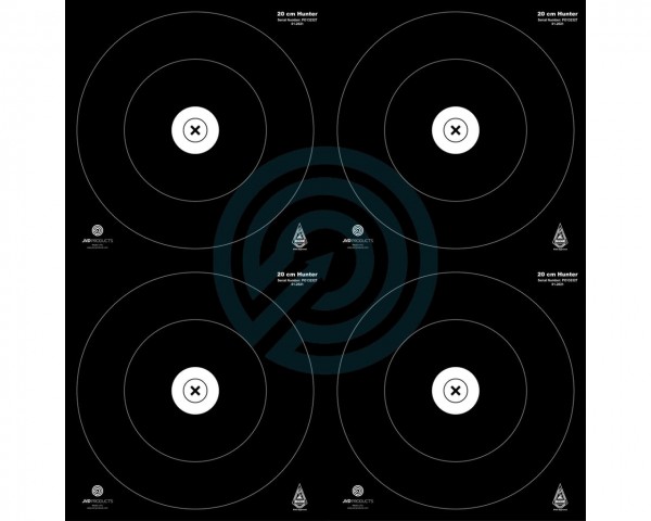 JVD Hunter Target Face 4x20cm Spots