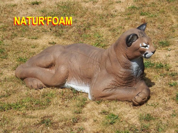 3D-Tier NaturFoam liegender Puma